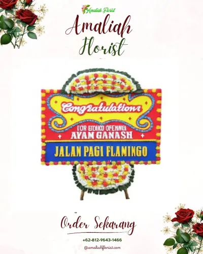 Bunga Papan Congratulation di Pontang